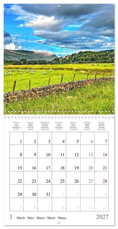 Produktbild: Scotland - Magical landscapes of the Highlands (Wall Calendar 2027 12 &times; 12 Inch) CALVENDO 12 Month Wall Calendar