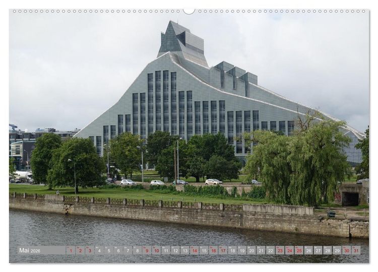 Produktbild: Beeindruckende Architektur erleben (hochwertiger Premium Wandkalender 2026 DIN A2 quer), Kunstdruck in Hochglanz
