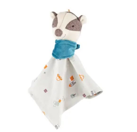 Produktbild: Sigikid 39918 - Schnuffeltuch Dachs, sigibaby, Baumwolle, 7x8x24cm