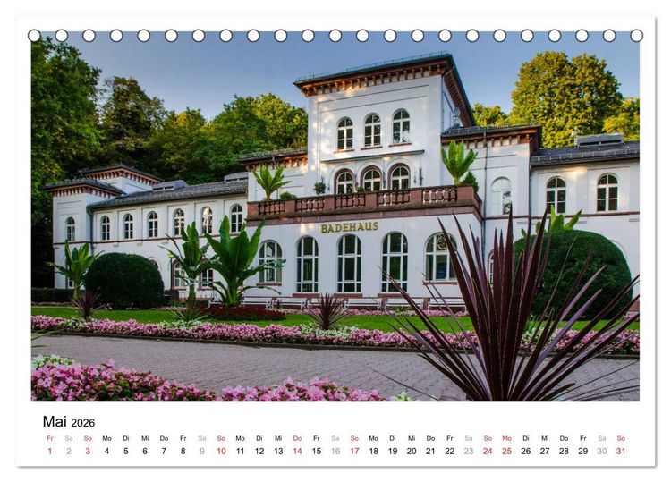 Produktbild: Bad Soden am Taunus (Tischkalender 2026 DIN A5 quer), CALVENDO Monatskalender