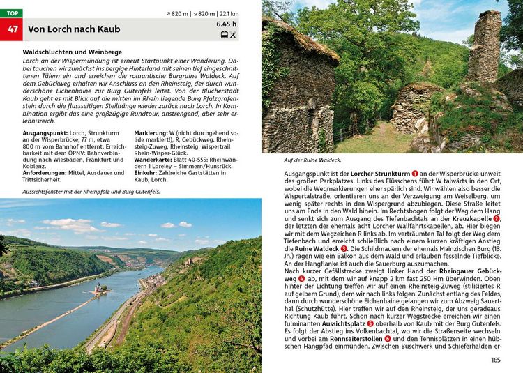 Produktbild: ROTHER Wanderf&uuml;hrer Taunus. 50 Touren im Bergland zwischen Lahn, Rhein und Main