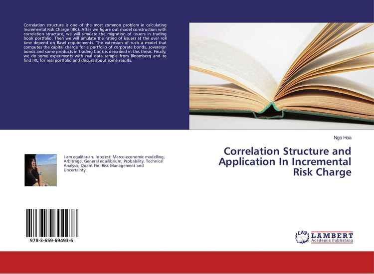 Produktbild: Correlation Structure and Application In Incremental Risk Charge