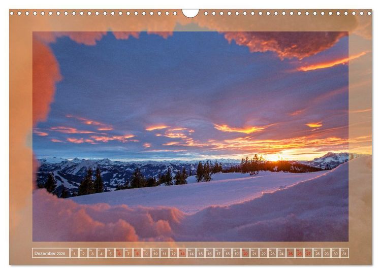 Produktbild: Wenn die Sonne erwacht und untergeht (Wandkalender 2026 DIN A3 quer), CALVENDO Monatskalender