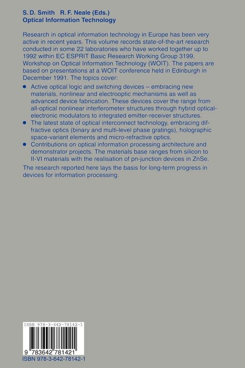 Produktbild: Optical Information Technology