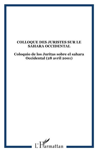Produktbild: Colloque des juristes sur le sahara occi