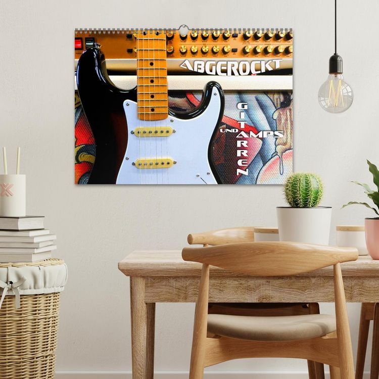 Produktbild: Gitarren und Amps - abgerockt (Wandkalender 2026 DIN A3 quer), CALVENDO Monatskalender