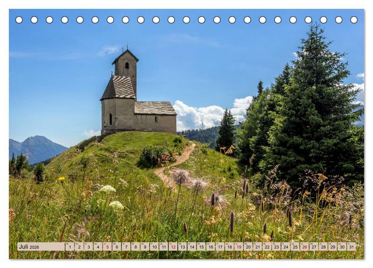 Produktbild: S&uuml;dtirol - Meraner Land (Tischkalender 2026 DIN A5 quer), CALVENDO Monatskalender