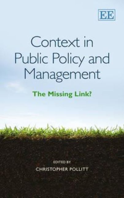 Produktbild: Context in Public Policy and Management