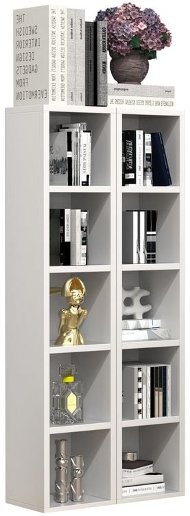 Produktbild: Holz CD DVD Stand Aufbewahrung Deko Regal Megosa S
