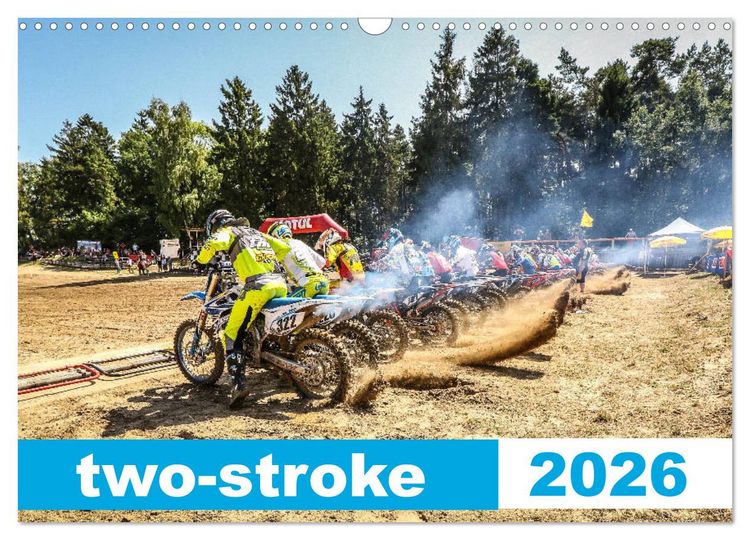 Produktbild: two stroke (Wandkalender 2026 DIN A3 quer), CALVENDO Monatskalender