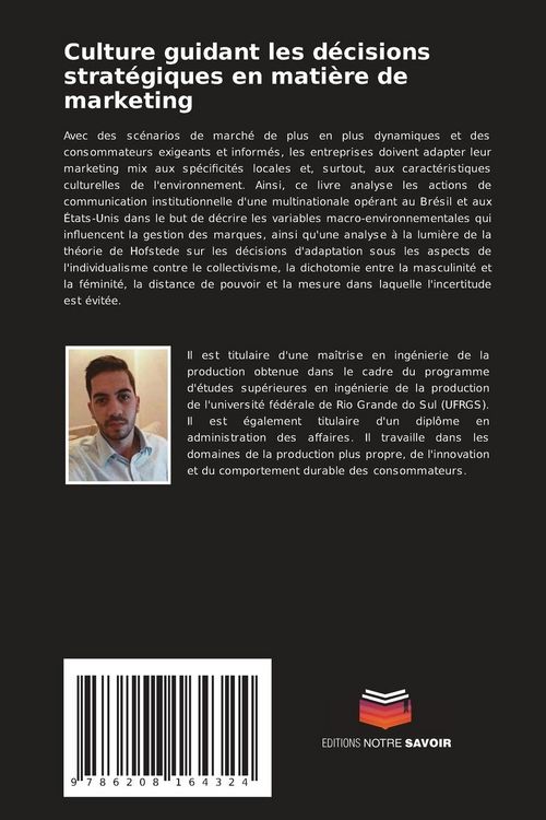 Produktbild: Culture guidant les d&eacute;cisions strat&eacute;giques en mati&egrave;re de marketing