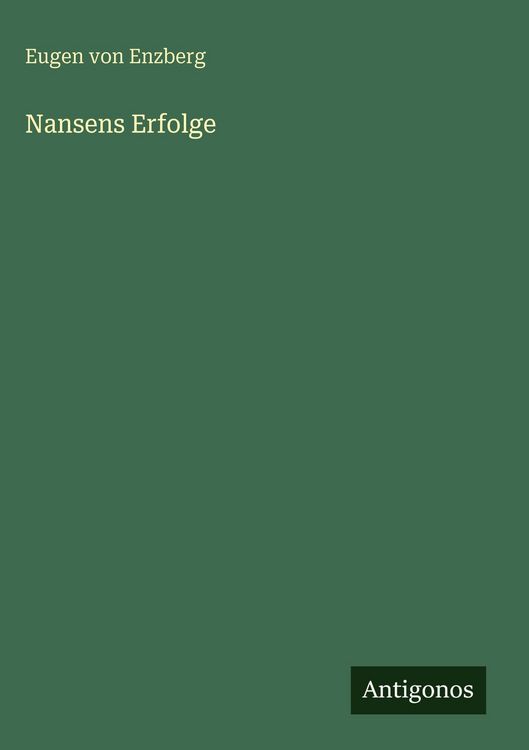 Produktbild: Nansens Erfolge