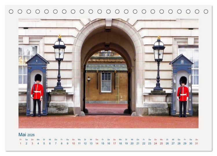 Produktbild: Stippvisite in London (Tischkalender 2026 DIN A5 quer), CALVENDO Monatskalender