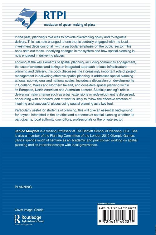 Produktbild: Effective Practice in Spatial Planning