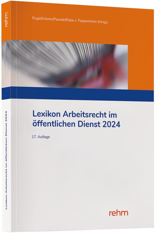 Produktbild: Lexikon Arbeitsrecht im &ouml;ffentlichen Dienst 2024