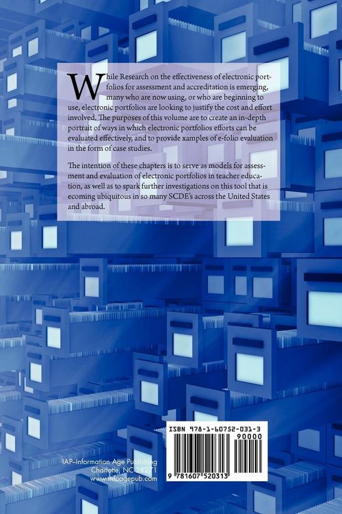 Produktbild: Evaluating Electronic Portfolios in Teacher Education (PB)