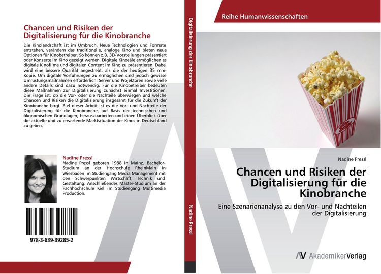 Produktbild: Chancen und Risiken der Digitalisierung f&uuml;r die Kinobranche