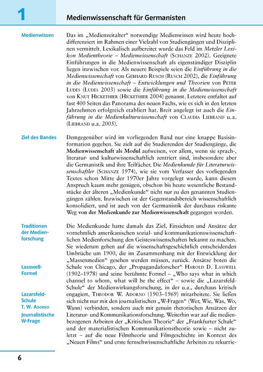 Produktbild: Uni-Wissen Germanistik/GK Medienwissenschaften