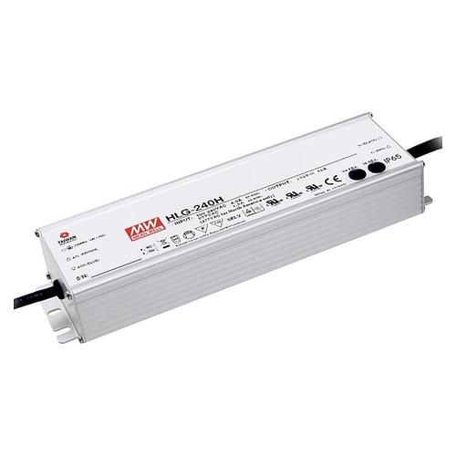 Produktbild: MEAN WELL HLG-240H-C700A LED-Treiber Konstantstrom 249.9W 350 - 700mA 178 - 357 V/DC Montage auf entflammbaren Oberfl&auml;chen