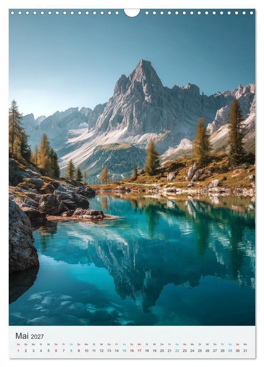 Produktbild: Alpenzauber (Wandkalender 2027 DIN A3 hoch), CALVENDO Monatskalender
