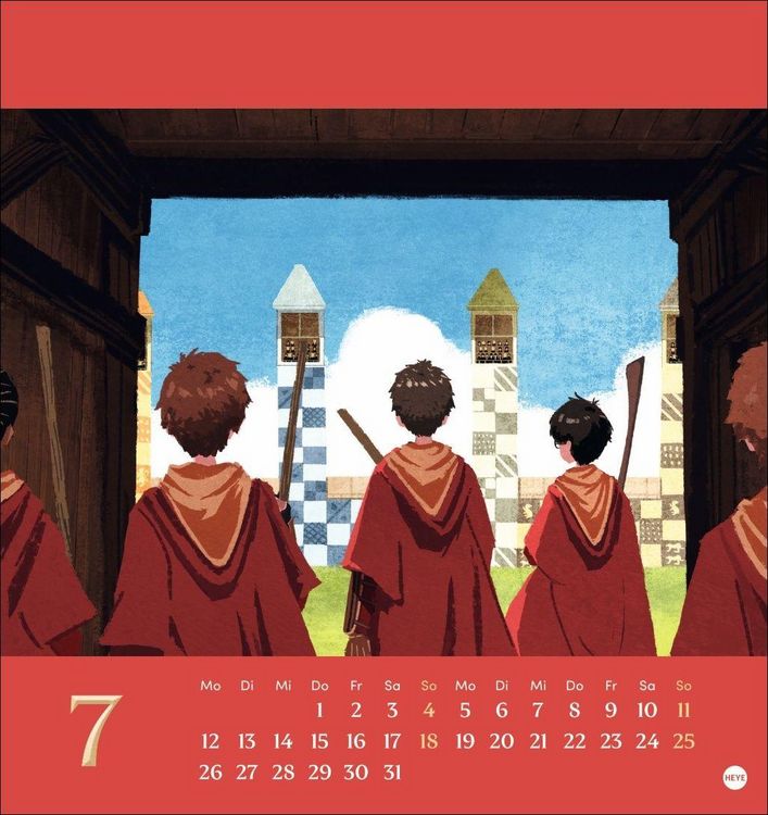 Produktbild: Harry Potter Postkartenkalender 2027