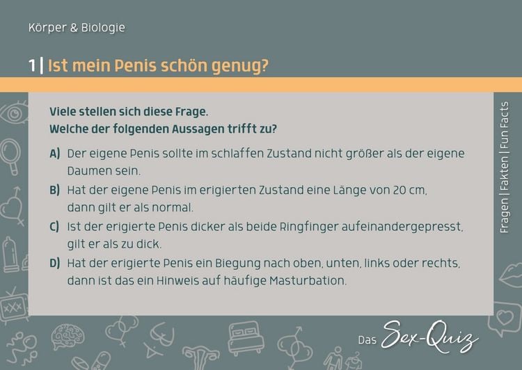 Produktbild: Das Sex-Quiz f&uuml;r Schule und Jugendarbeit