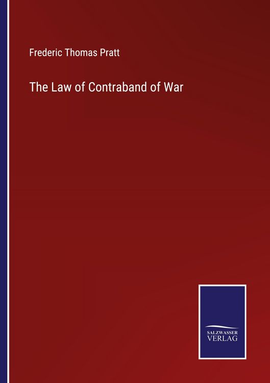 Produktbild: The Law of Contraband of War