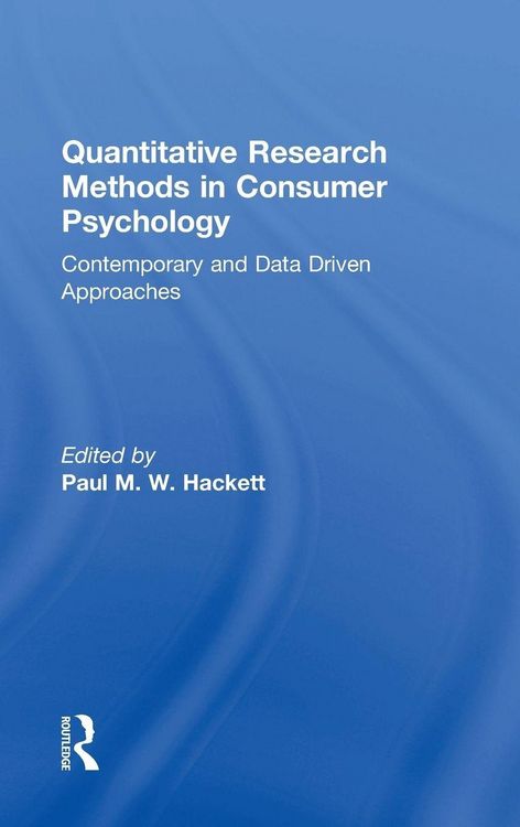 Produktbild: Quantitative Research Methods in Consumer Psychology