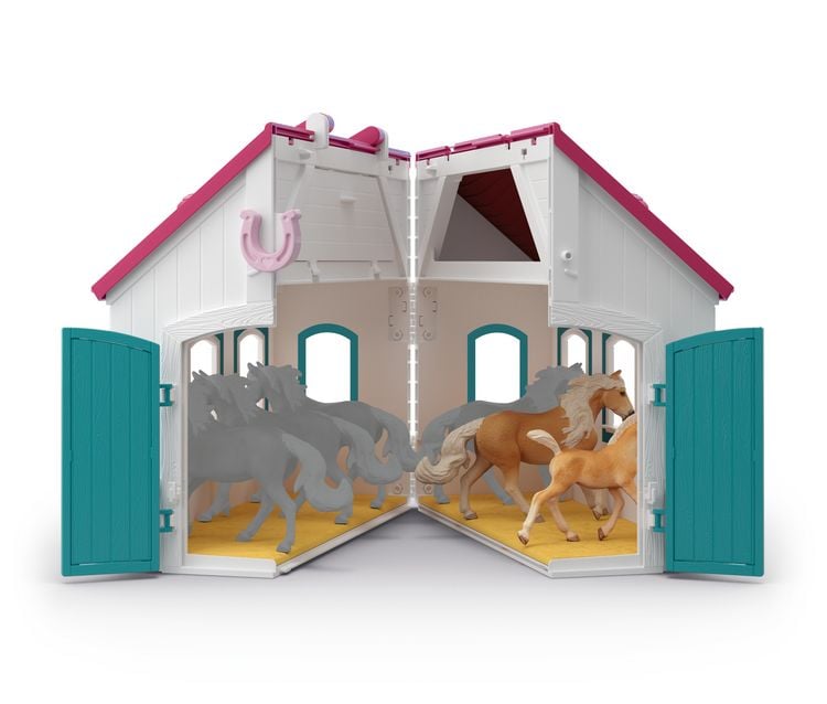 Produktbild: schleich&reg; Horse Club Offenstall Kleines Hufeisen