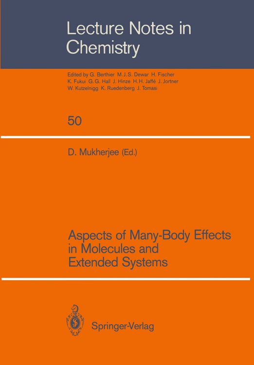 Produktbild: Aspects of Many-Body Effects in Molecules and Extended Systems