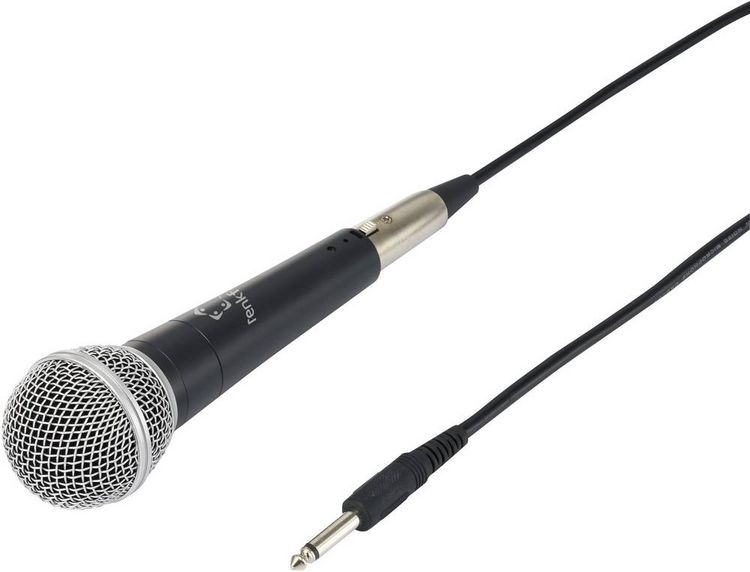 Produktbild: Renkforce Hand Gesangs-Mikrofon PM58B &Uuml;bertragungsart (Details):Kabelgebunden inkl. Kabel