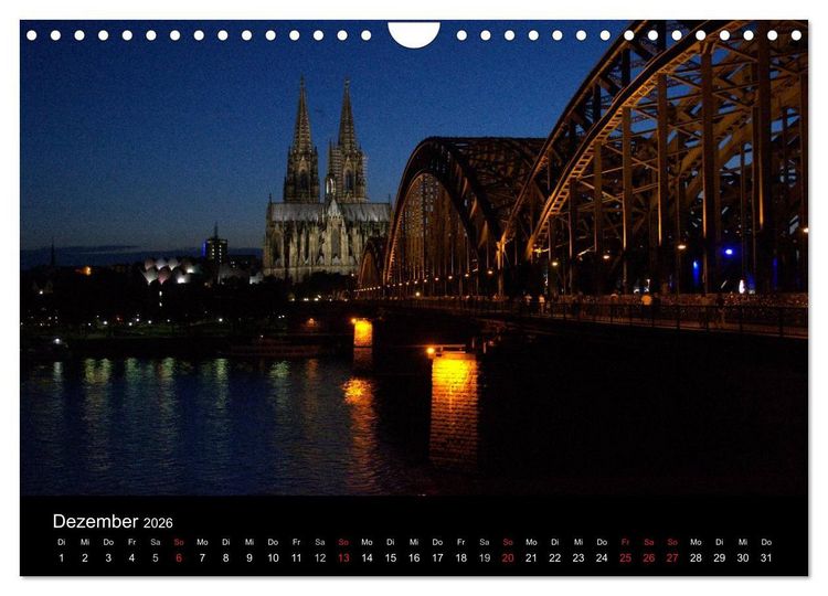 Produktbild: K&Ouml;LN-Kalender (Wandkalender 2026 DIN A4 quer), CALVENDO Monatskalender