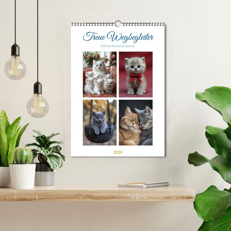 Produktbild: Treue Wegbegleiter (Wandkalender 2026 DIN A3 hoch), CALVENDO Monatskalender