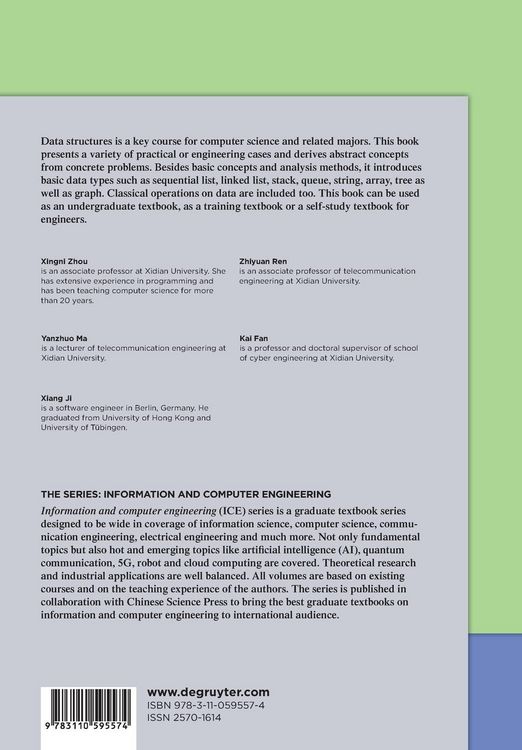 Produktbild: Data structures based on linear relations