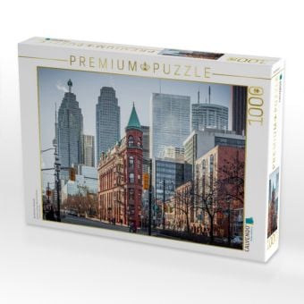 Produktbild: CALVENDO Puzzle Gooderham Geb&auml;ude | 1000 Teile Lege-Gr&ouml;&szlig;e 64x48cm Foto-Puzzle f&uuml;r gl&uuml;ckliche Stunden
