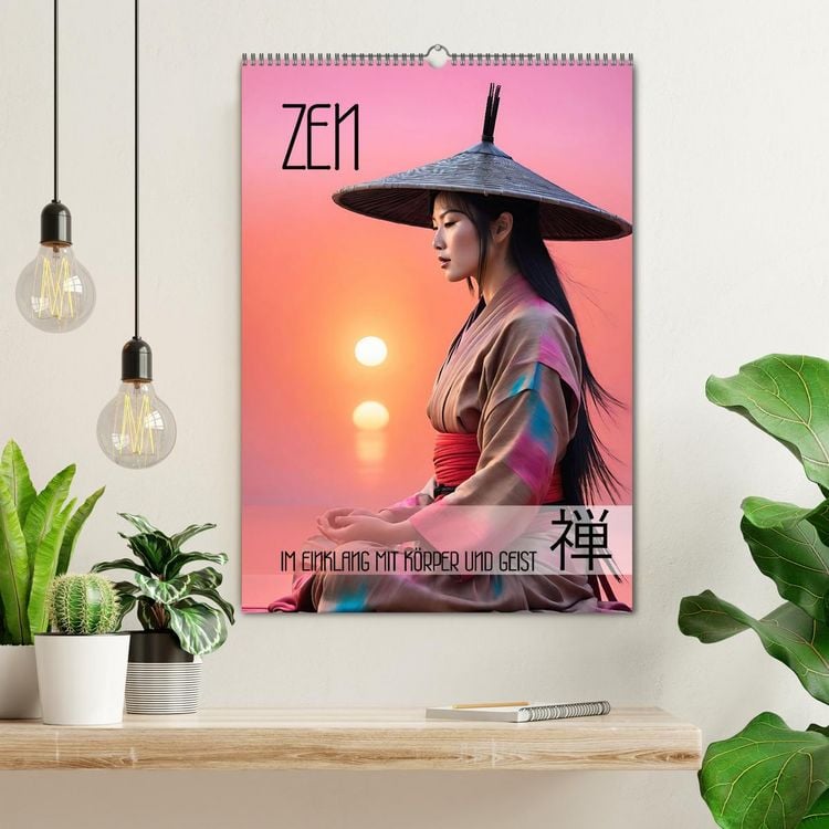 Produktbild: Zen - im Einklang mit K&ouml;rper und Geist (Wandkalender 2026 DIN A2 hoch), CALVENDO Monatskalender