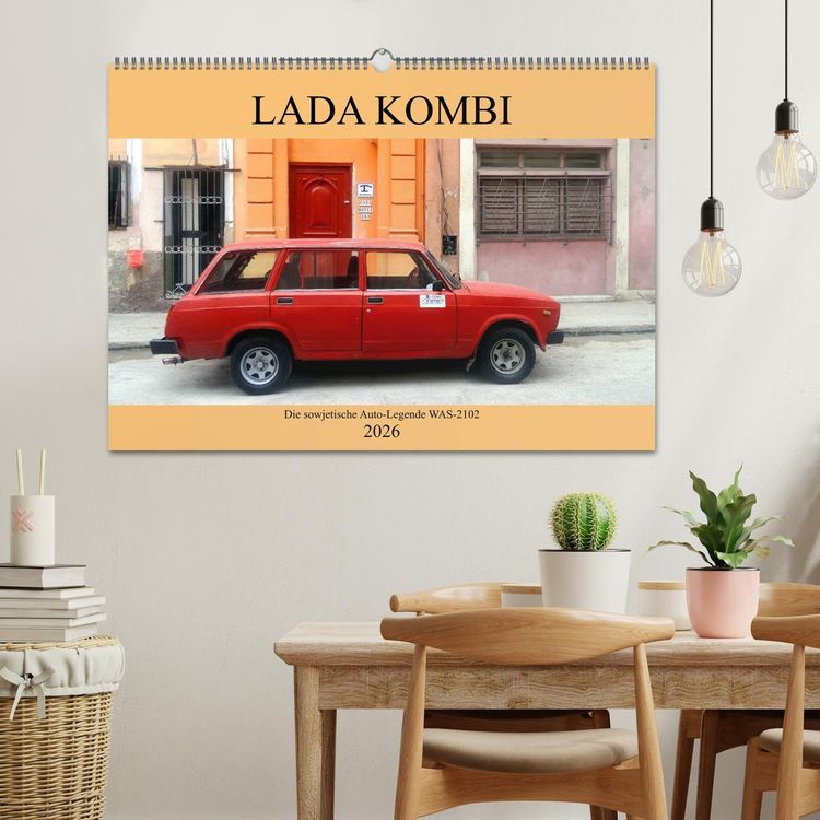 Produktbild: LADA KOMBI - Die sowjetische Auto-Legende WAS-2102 (Wandkalender 2026 DIN A2 quer), CALVENDO Monatskalender