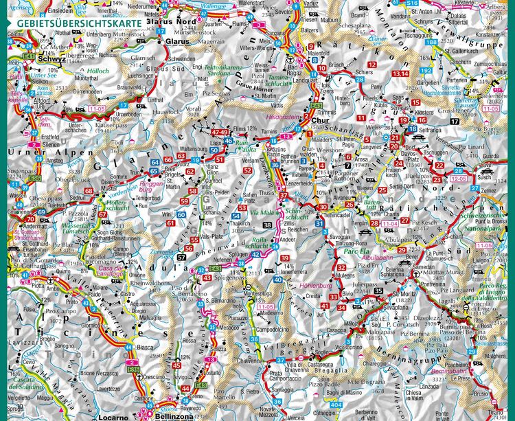 Produktbild: K&uuml;mmerly+Frey Wanderf&uuml;hrer Graub&uuml;nden Nord