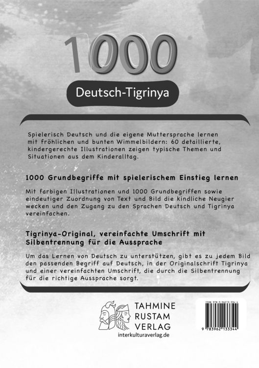 Produktbild: Meine ersten 1000 W&ouml;rter Bildw&ouml;rterbuch Deutsch-Tigrinya, Tahmine und Rustam