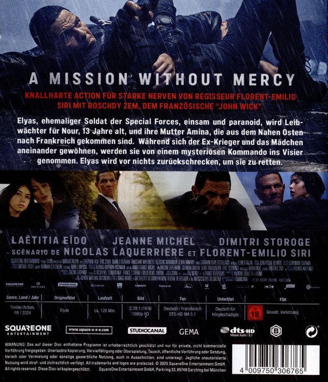 Produktbild: Elyas - A Mission without Mercy (Blu-ray)