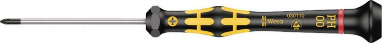 Produktbild: Wera 1550 05030110001 ESD Kreuzschlitz-Schraubendreher PH 00 Klingenl&auml;nge: 60mm