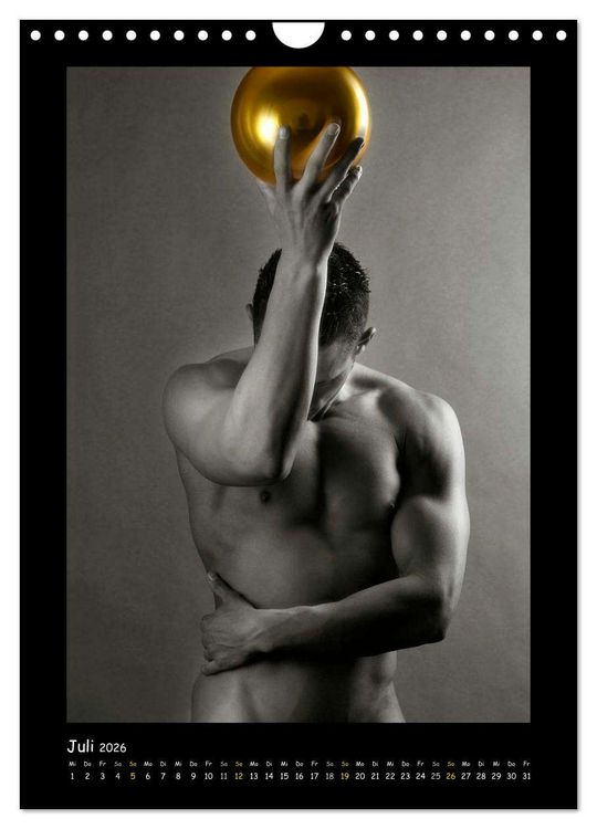 Produktbild: Golden Ball - M&auml;nner Akte (Wandkalender 2026 DIN A4 hoch), CALVENDO Monatskalender