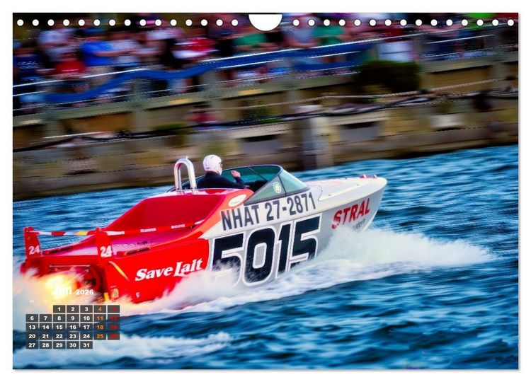 Produktbild: Speedboote (Wandkalender 2026 DIN A4 quer), CALVENDO Monatskalender