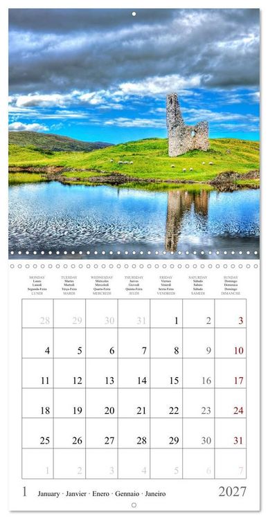 Produktbild: Scotland - Magical landscapes of the Highlands (Wall Calendar 2027 12 &times; 12 Inch) CALVENDO 12 Month Wall Calendar