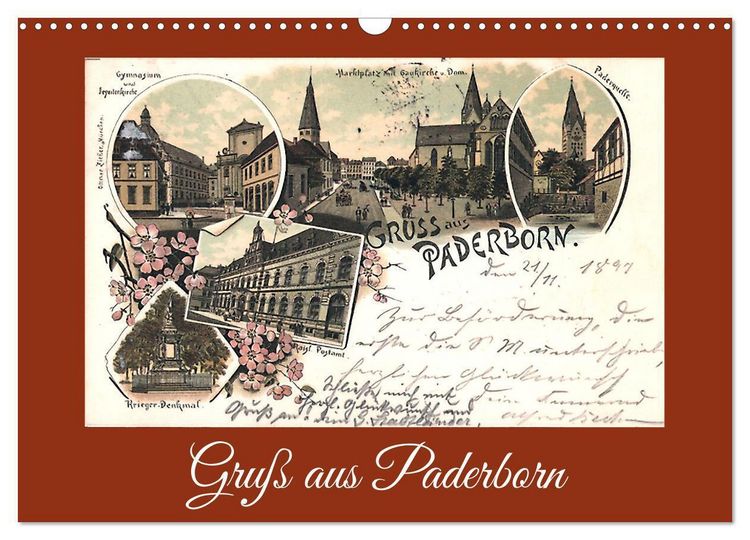 Produktbild: Gru&szlig; aus Paderborn (Wandkalender 2026 DIN A3 quer), CALVENDO Monatskalender