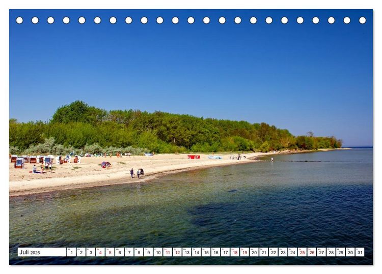 Produktbild: Beckerwitz - Impressionen aus der Wohlenberger Wiek (Wismarer Bucht) (Tischkalender 2026 DIN A5 quer), CALVENDO Monatskalender