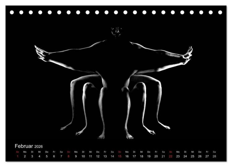Produktbild: Kunstakt (Tischkalender 2026 DIN A5 quer), CALVENDO Monatskalender