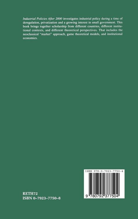 Produktbild: Industrial Policies After 2000