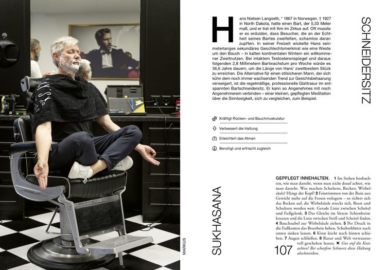 Produktbild: Mann macht Yoga