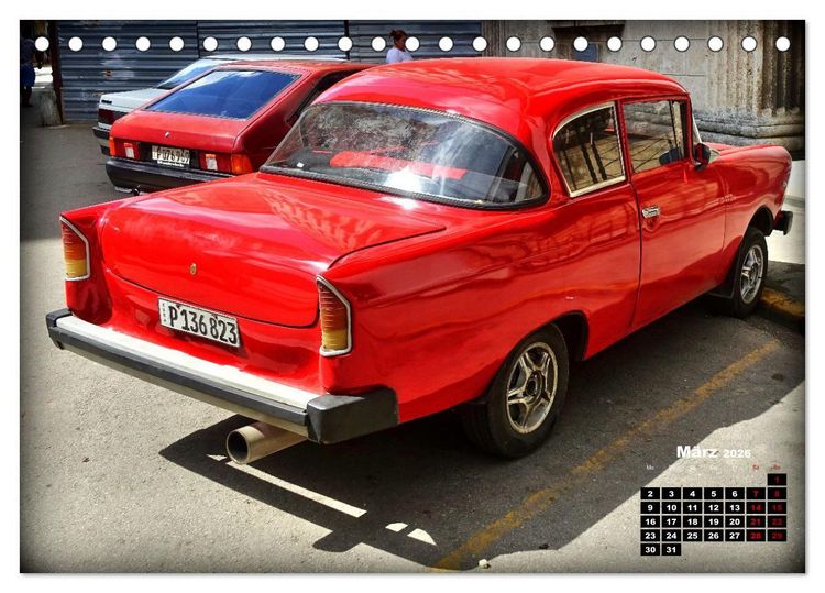 Produktbild: Opel Hits - Deutsche Oldtimer in Kuba (Tischkalender 2026 DIN A5 quer), CALVENDO Monatskalender